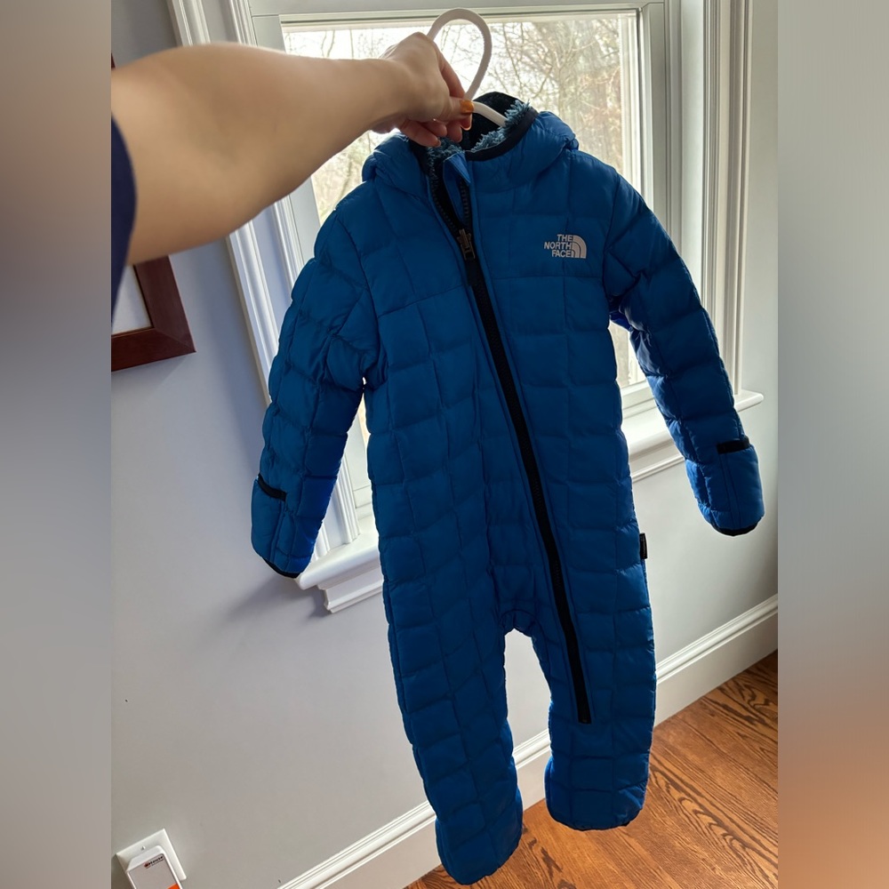 North face one-piece jumpsuit infants